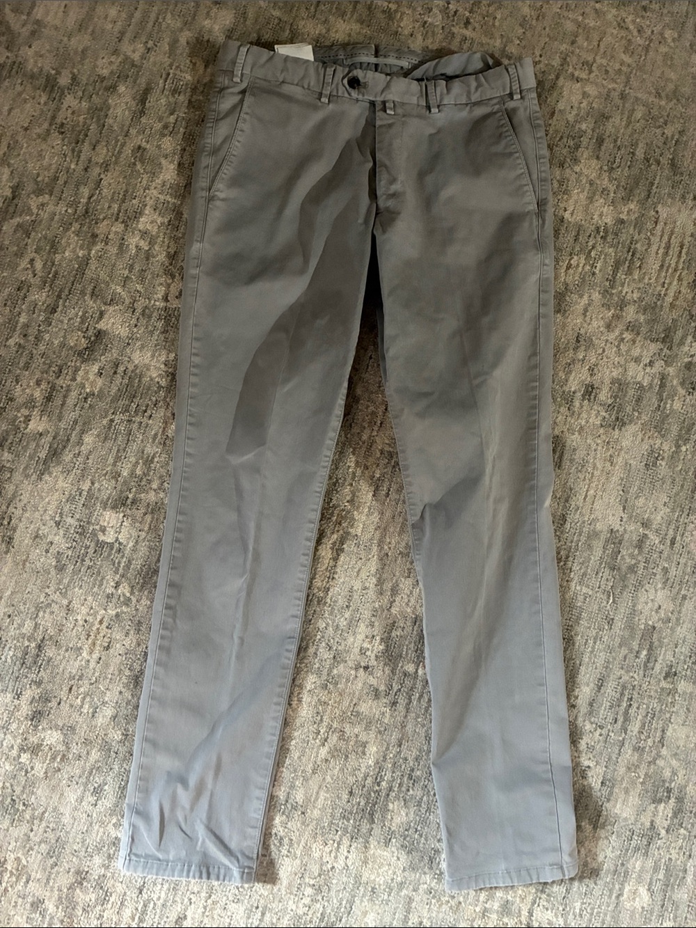 Suit Supply - Men's Casual Gray Chino Pants - cotton - size 50 (34 US)